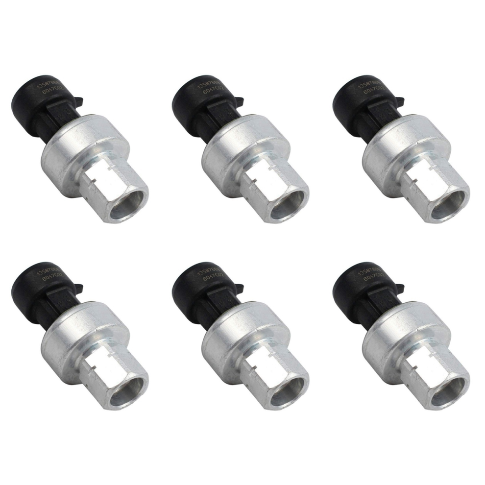 6X 7701205751 13587668 Air Conditioning Pressure Valve Sensor Switch F Black 4852109517776