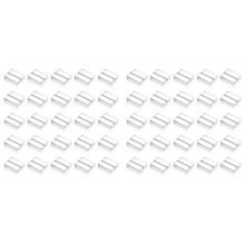 50 stuks acryl standaards plaatskaarthouders 1,2 inch tafelnummer transparant