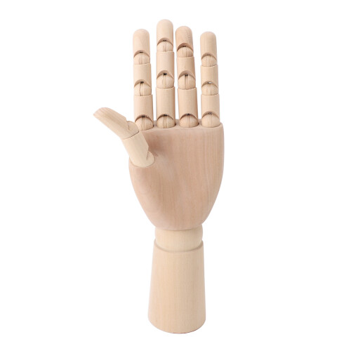 Portable Wooden Mannequin with Rotatable Joints - Artist's Tool 2
