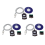 3X Μετατροπή σειριακής θύρας USB 2.0 σε RS485 -485 RS422 -422 DB9 COM 2