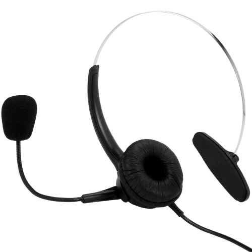 2X RJ9 Call Center Headphone Monaural Noise Reduction Headset with Mic 2