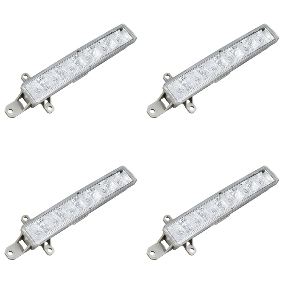 4X Car 6 Led 6000K Daytime Running Drl Clear 9677409380 For C1 2 Light 4852109517738