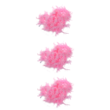 3 Stück 2 m Boas zum Basteln, Kostüm, Ankleiden, Hochzeit, Party, Heimdekoration (Pink)