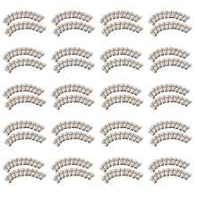 400 stuks CCTV RG6 F-type twist-on coaxkabelconnector mannelijk