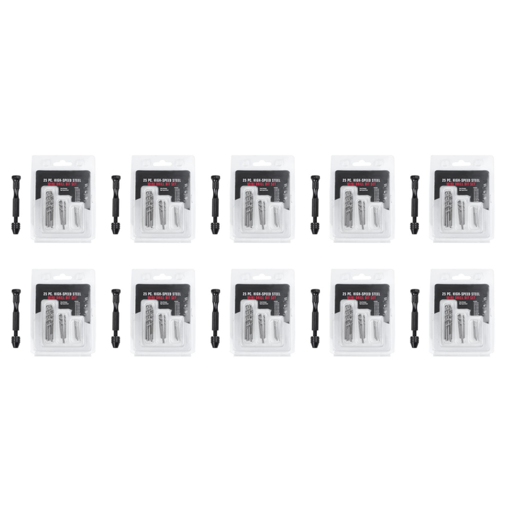Hand Twist Drill Bits Set,Diy Precision Pin Vise Model Spiral With 250 4852109515284