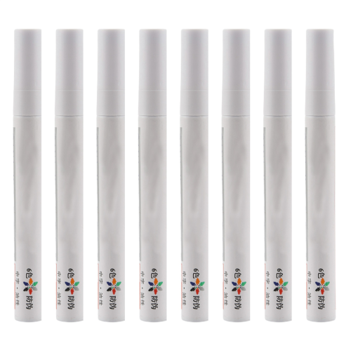 8 Witte permanente autobanden metaalverfstiftmarker 1