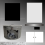 2X Hat Box Organizer Round Travel Boxes Foldable Storage Bag with Dust 3