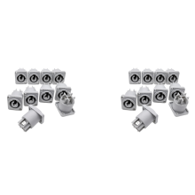 Connettore Powercon da 20 pezzi a 3 pin, presa per pannello altoparlante da 20 A a 250 V, Fe