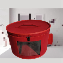 cajas organizadoras para sombreros, redondas, de viaje, plegables, con bolsa de almacenamiento y protector contra el polvo.