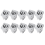 20PCS Υποδοχή Powercon 3 ακίδων 20A 250V Υποδοχή πάνελ ηχείου Fe 3