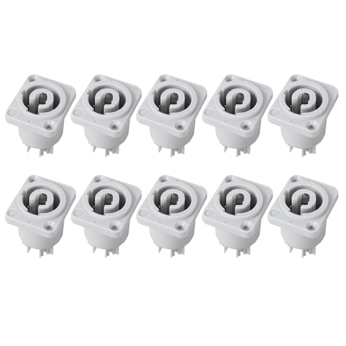 20PCS Υποδοχή Powercon 3 ακίδων 20A 250V Υποδοχή πάνελ ηχείου Fe 2