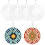 30Pcs 3 Inch Sublimation Wind Spinner Blanks 3D Spinners Hanging for I 9