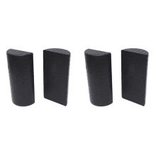 pares de rodillos de espuma semicirculares de 30 cm para yoga, pilates, deportes y fitness.
