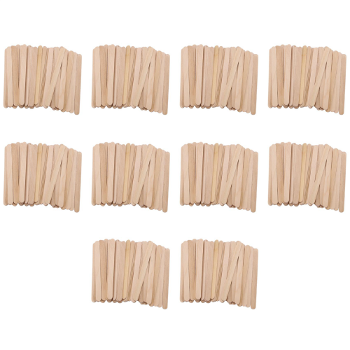 2000 pezzi di bastoncini di legno per gelato, lunghezza 114 mm, per bricolage 1