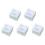 500 pezzi di vetrini trasparenti coprioggetto 22X22mm per microscopio 1