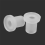 500PCS Tube Rubber Hollow Sealing Plug Elbow Stopper Fitting 7