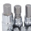 Set da 13 pezzi di bussole esagonali per bit, con attacco da 1/4", 3/8" e 1/2" 12
