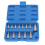 Set da 13 pezzi di bussole esagonali per bit, con attacco da 1/4", 3/8" e 1/2" 3