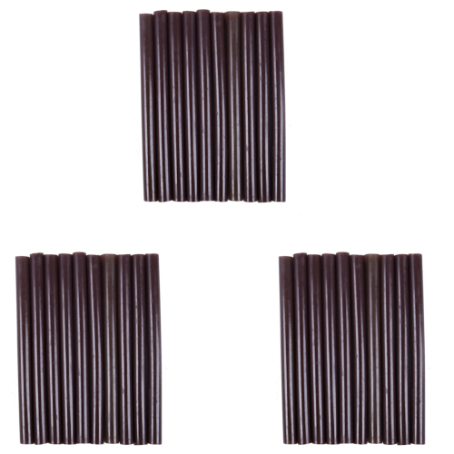 30 τεμάχια αυτοκόλλητα sticks θερμής τήξης 100mm x 7mm για καφέ χρώμα