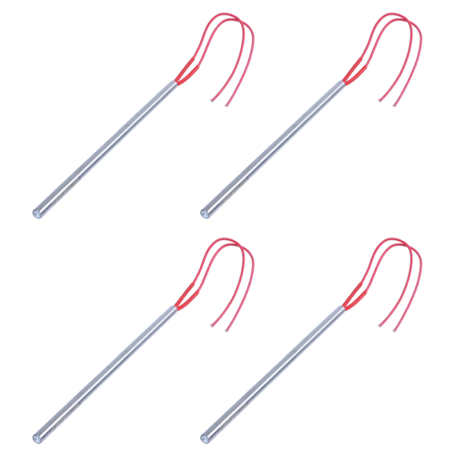 4 Stück 10 mm x 270 mm Einzelend-Heizelemente 220 V 600 W 1