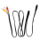 2 Pcs 1.5M 4.9Ft 3 Male to 4 Pin S-Video Tv Pc Conversion Cable 6