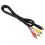 2 Pcs 1.5M 4.9Ft 3 Male to 4 Pin S-Video Tv Pc Conversion Cable 3