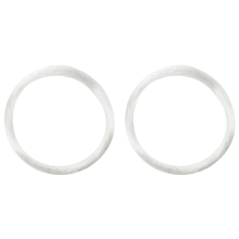 2x Nylon 0,80 mm vislijn, haspel, diameter 33 m lang, wit