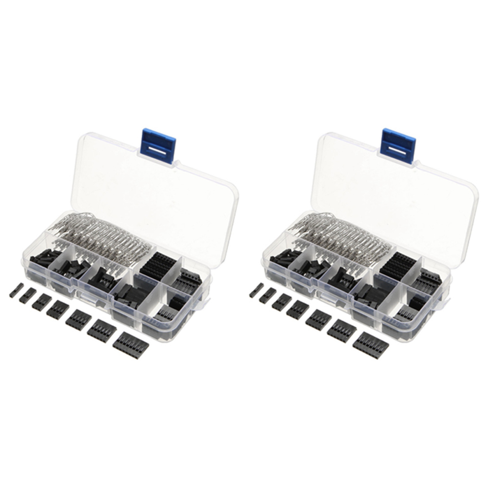 620Pcs 2.54Mm Male+Female Wire Jumper And Header Connector Housing Kit 4852109526761