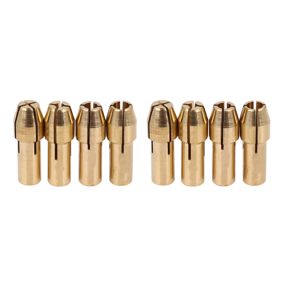 8Pcs Rotary Multi Tool Collet Nut Kit Set For 0.8/ 1.6/ 2.35/ 3.2Mm 4852109526853