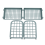 2X Storage Shelves,Plastic Small Shelves - 2 Tier Shelf Shelving,Kitch 8