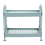 2X Storage Shelves,Plastic Small Shelves - 2 Tier Shelf Shelving,Kitch 5