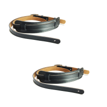 2x lederen en metalen gesp elektrische gitaarband schouderpad advertentie