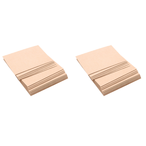 40 τεμάχια κλασικοί φάκελοι παραθύρων Kraft Blank Mini Paper Window για γάμους