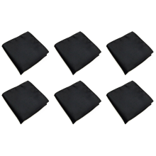 6X Herren Taschentuch Einfarbig Hochzeit Party Quadrat Taschentuch (Bl