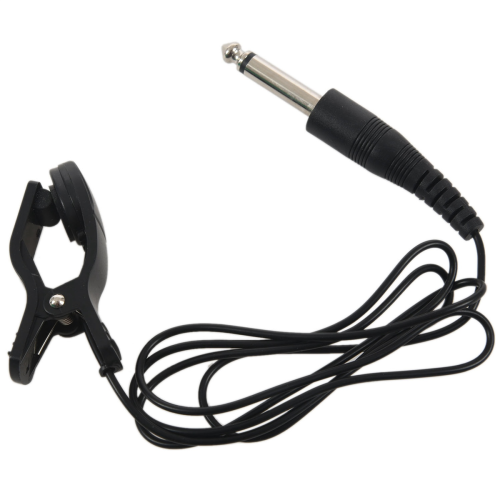 6X Μαύρο Universal Ακουστικό Μαγνήτη Κιθάρας με Κλιπ Piezo Contact Microp 2