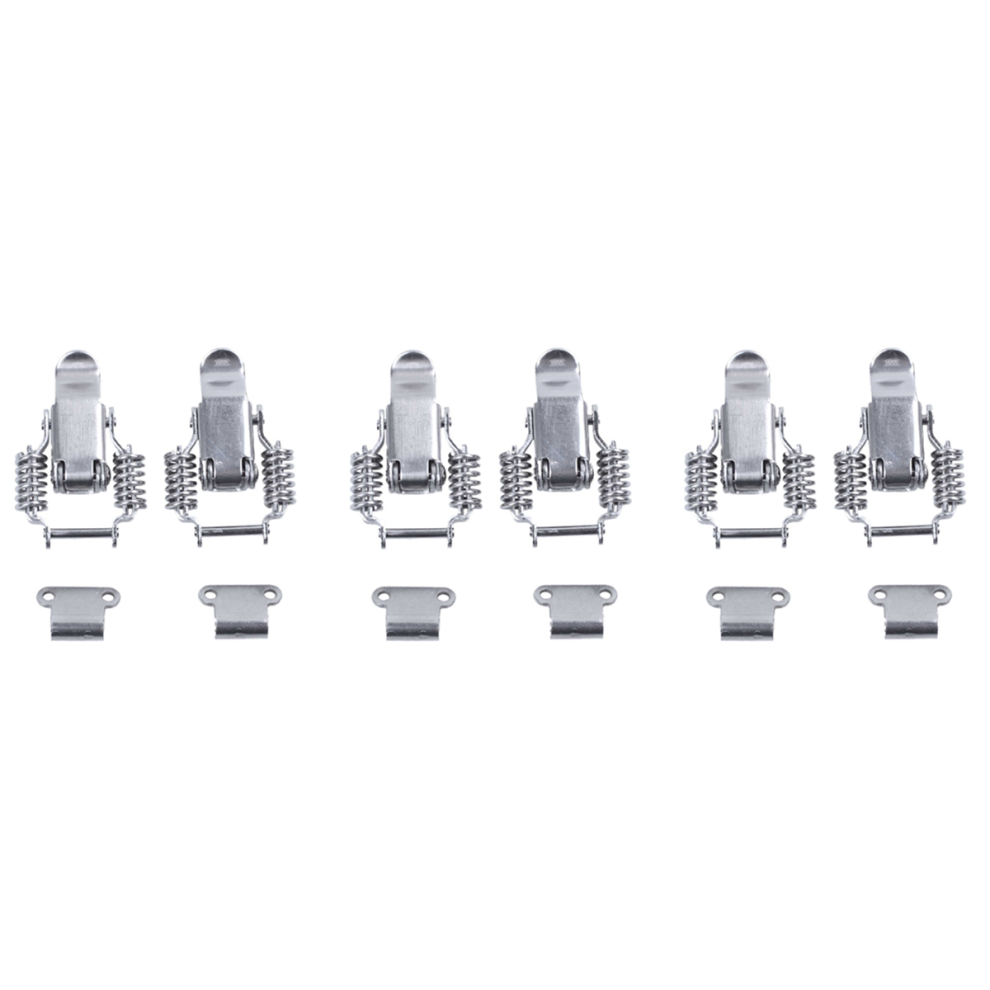 6X Toolbox Draw Compression Spring Toggle Latch Catch Clamp Silver 4852109525061