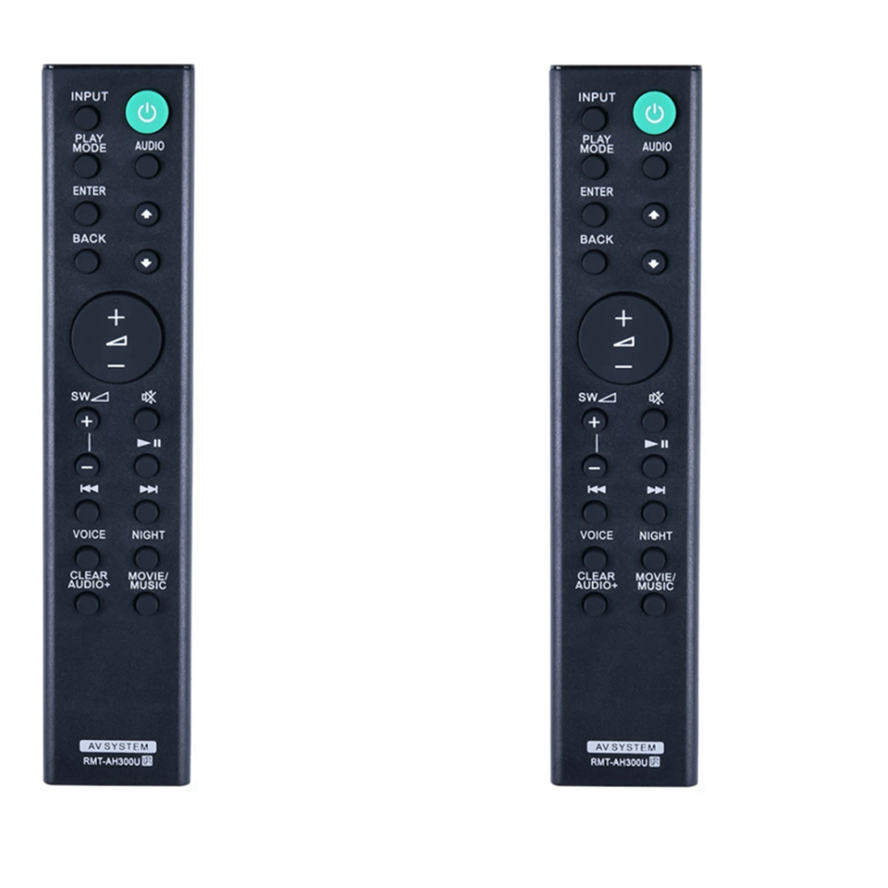 2X -Ah300u Soundbar Remote Control For Sound Bar Ht-Ct291 Sa-Ct290 Sa- Black 4852109525757
