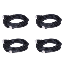 4x bekabelde 10M naar kabel voor LCD-plasma-tv van 10 meter