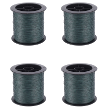 4 hilos de pesca trenzados de nailon de 30 lb, 300 m y 11 kg para tren de señuelos