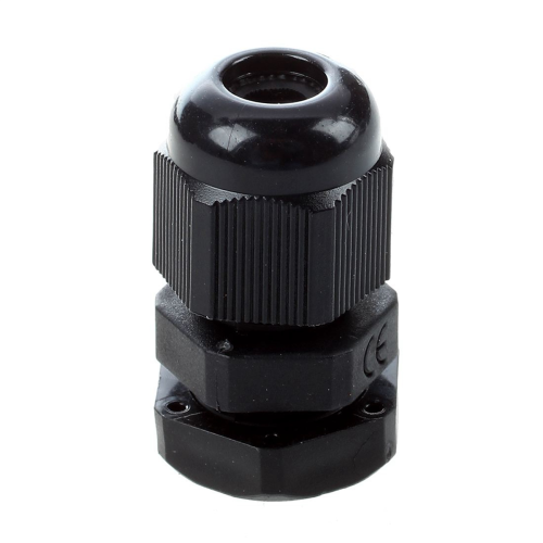 100 Pieces Black Plastic Waterproof Cable Gland Connector PG7 2