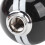 Pomello del cambio a 6 marce 57x57x62mm Nero/Bianco 9