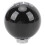 Pomello del cambio a 6 marce 57x57x62mm Nero/Bianco 10