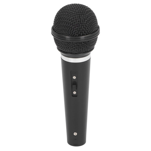 Sturdy Handheld Wired Mic with 6.35mm Plug Great for Karaoke & Home