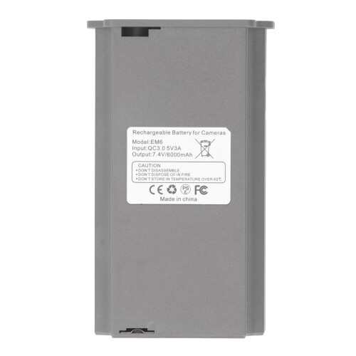 6000 mAh Trail-Kamera-Batteriepack ABS für X Gen 2.0 1