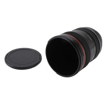 Taza de café con lente de cámara 420ml 12.8x8cm a prueba de fugas PP