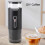 Mini macchina da caffè 1500mAh 72x220mm nera 15 bar 16