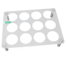 Durchsichtiges Acryl 12-Tassen-Schubladen-Organizer 17,56 24 cm
