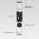 Mini macchina da caffè 1500mAh 72x220mm nera 15 bar 12