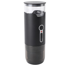 Mini macchina da caffè 1500mAh 72x220mm nera 15 bar