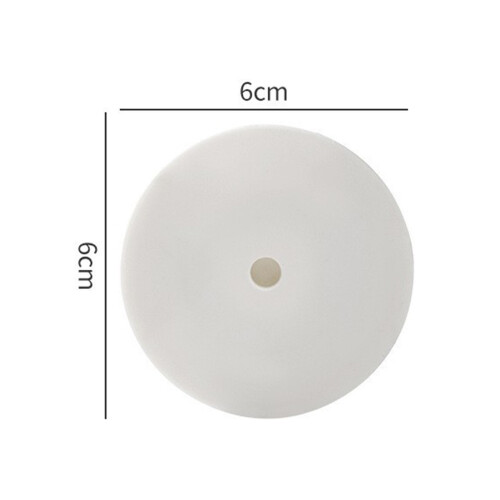 Steckdosenleistenhalter 6x6 cm rund selbstklebend 1